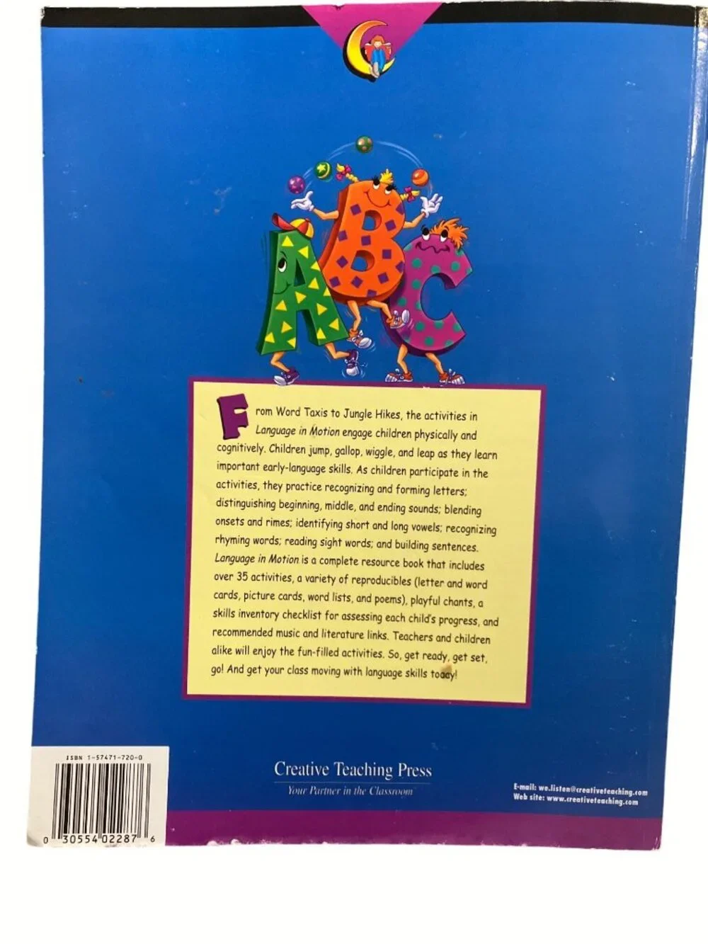 Language In Motion Wiggle Gallop And Leap With Words PreK-1 Creative Teaching